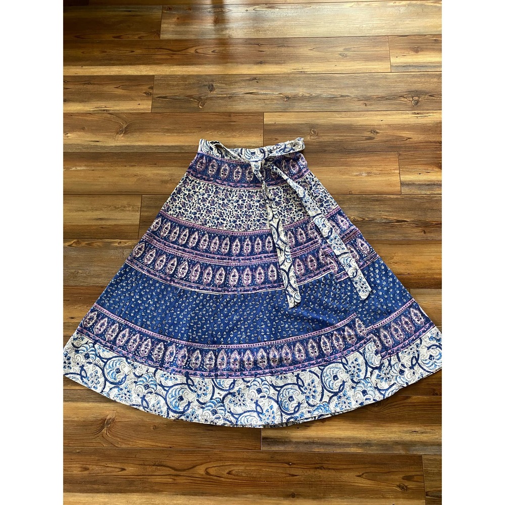 ❌Sold❌ Indian Cotton Wrap Skirt